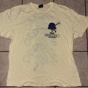Ice cream men’s shirt XXL cream world scoop